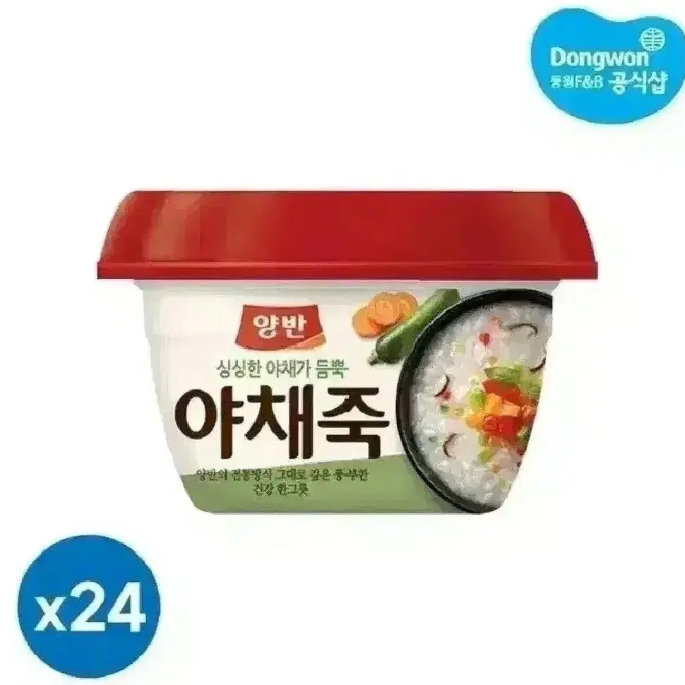 동원 양반죽 야채죽 285g 24개