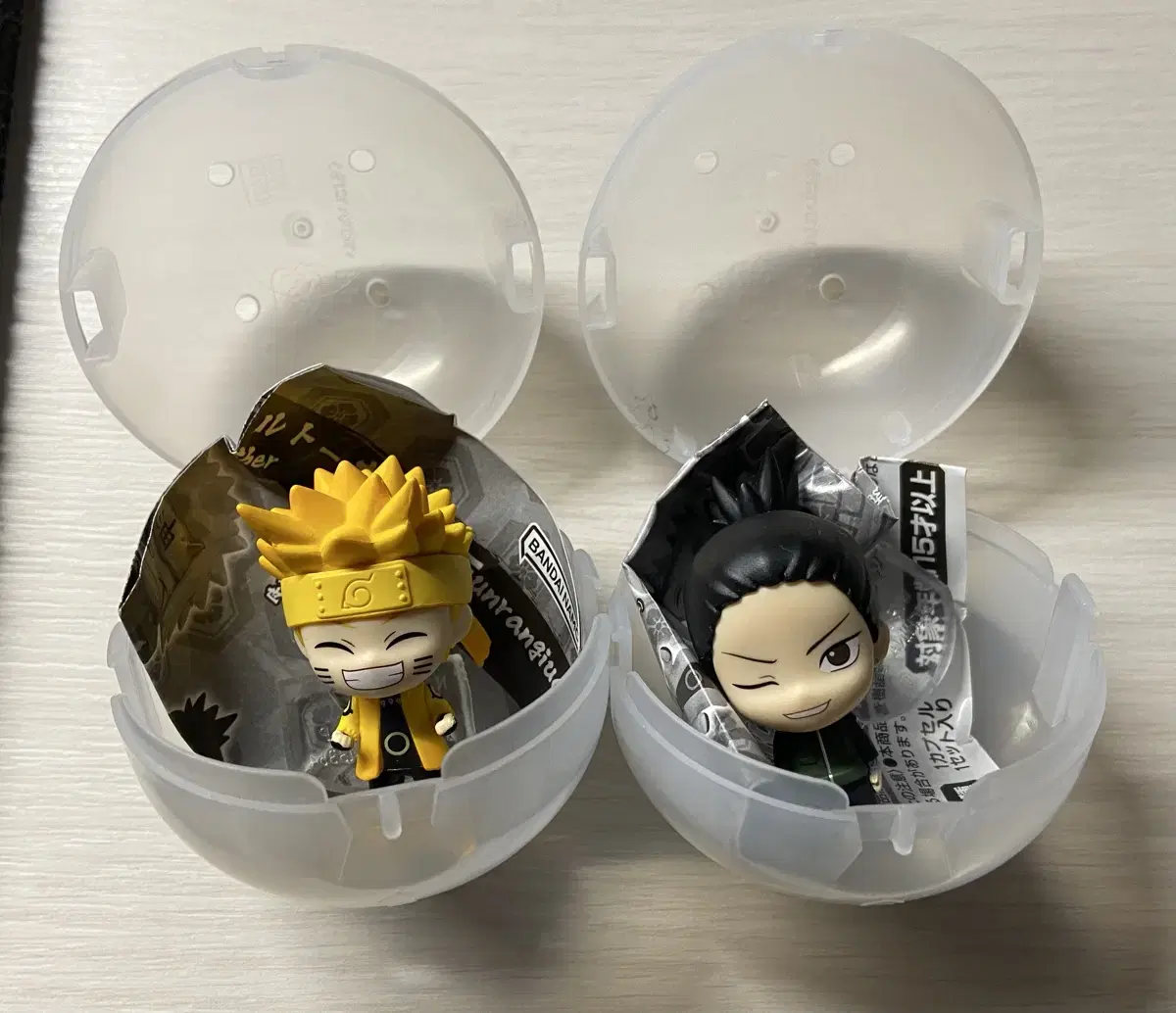 Naruto Gacha Figures (Naruto, Shikamaru)