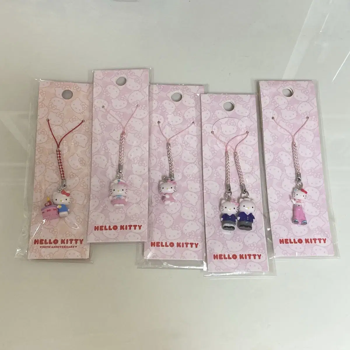 Hello Kitty 50th Anniversary Strap keyring Nurse Angel School Uniform 5 K-Fashion Items