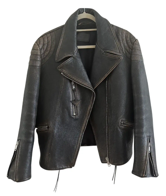 Prada Song calfskin rider jacket for FW22