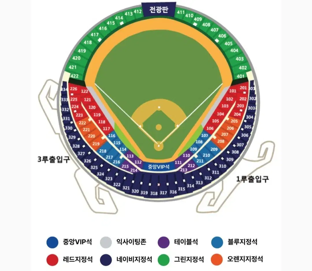 삼성 vs LG 플레이오프 4차전 3루