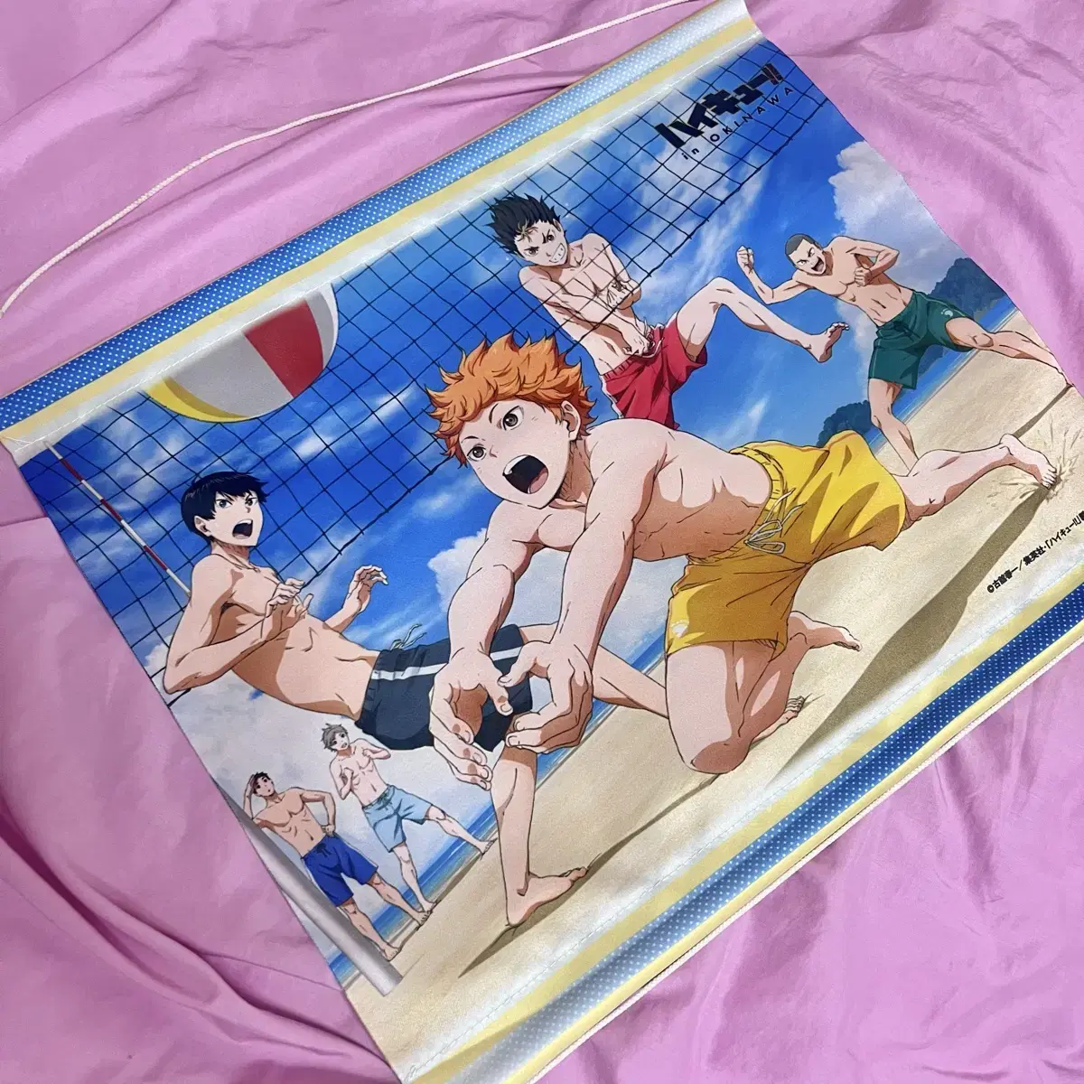 Haikyuu Kageyama hinata yeoreum Beach Volleyball Tapestry Karasuno Bangkutem Lookup