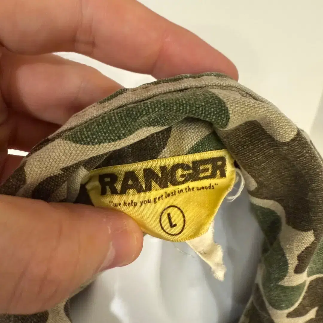 빈티지 Ranger  덕카모 헌팅 셔츠