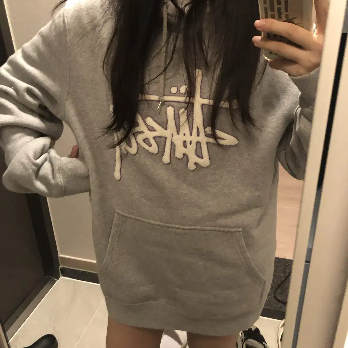 Stussy Fleece Logo Vintage Hoodie