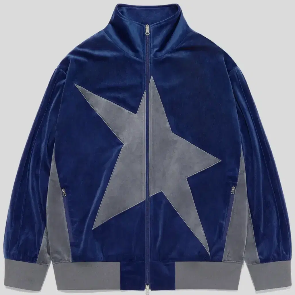 비바스튜디오 STAR VELOUR TRACK JACKET [BLUE]