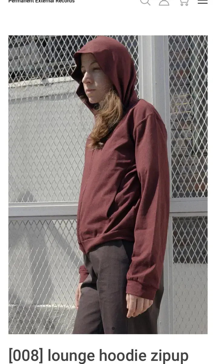 [RRP 2] Mudule 008 Lounge Hoodie Burgundy