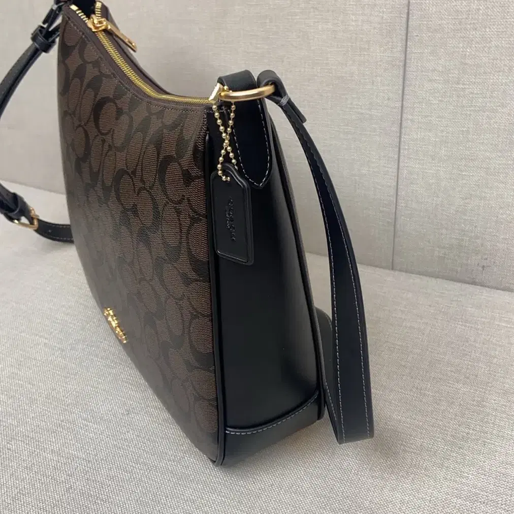 COACH 코치 CU959 엘리 시그니처 캔버스 파일백