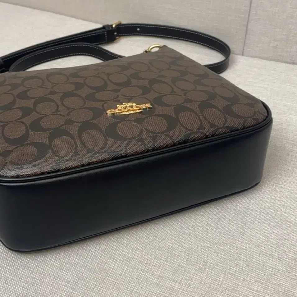 COACH 코치 CU959 엘리 시그니처 캔버스 파일백