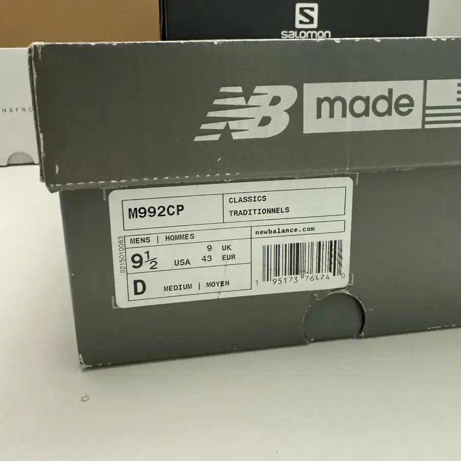 뉴발란스 992 made in  USA 블루 그레이 (275)