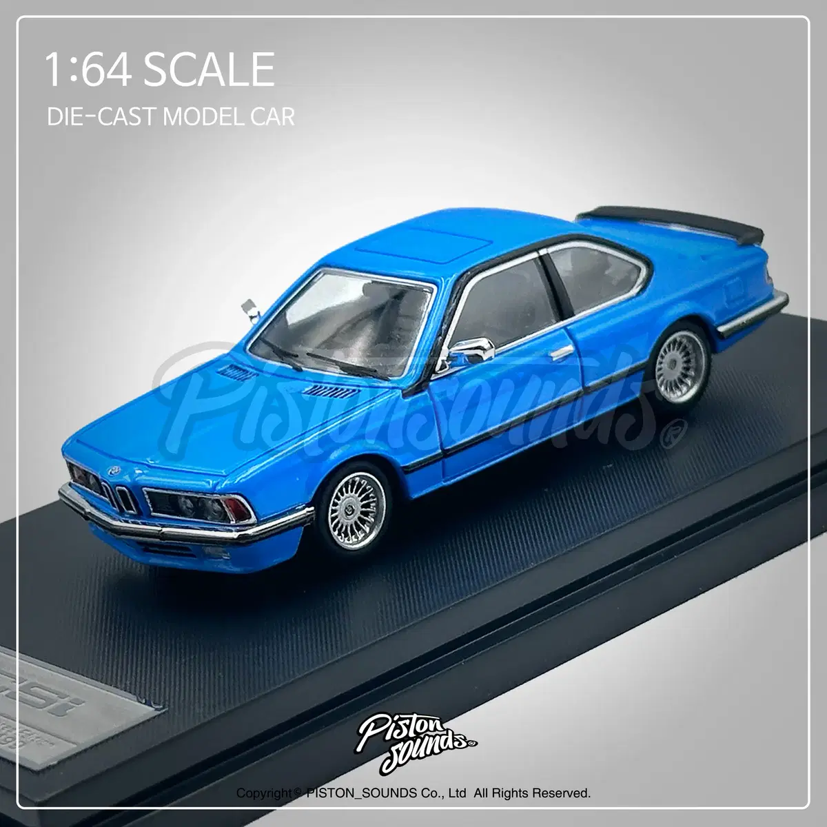 1:64 Scale BMW E24 635CSI Old Car Die-Cast Car Model