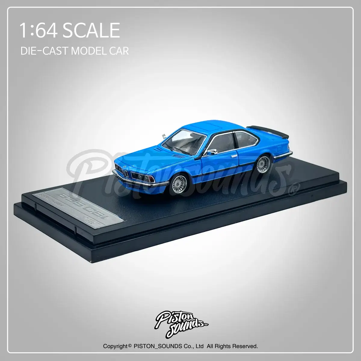 1:64 스케일 BMW E24 635CSI 올드카 다이캐스트 자동차모형