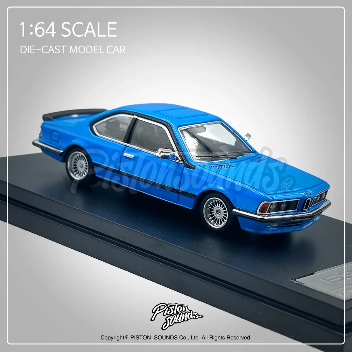 1:64 스케일 BMW E24 635CSI 올드카 다이캐스트 자동차모형