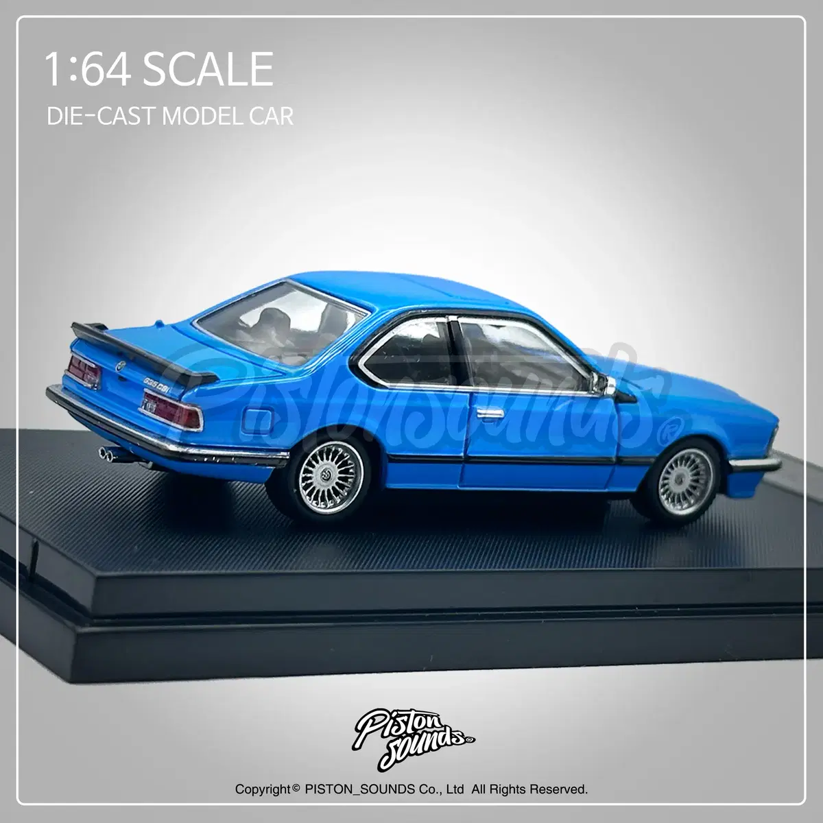 1:64 스케일 BMW E24 635CSI 올드카 다이캐스트 자동차모형