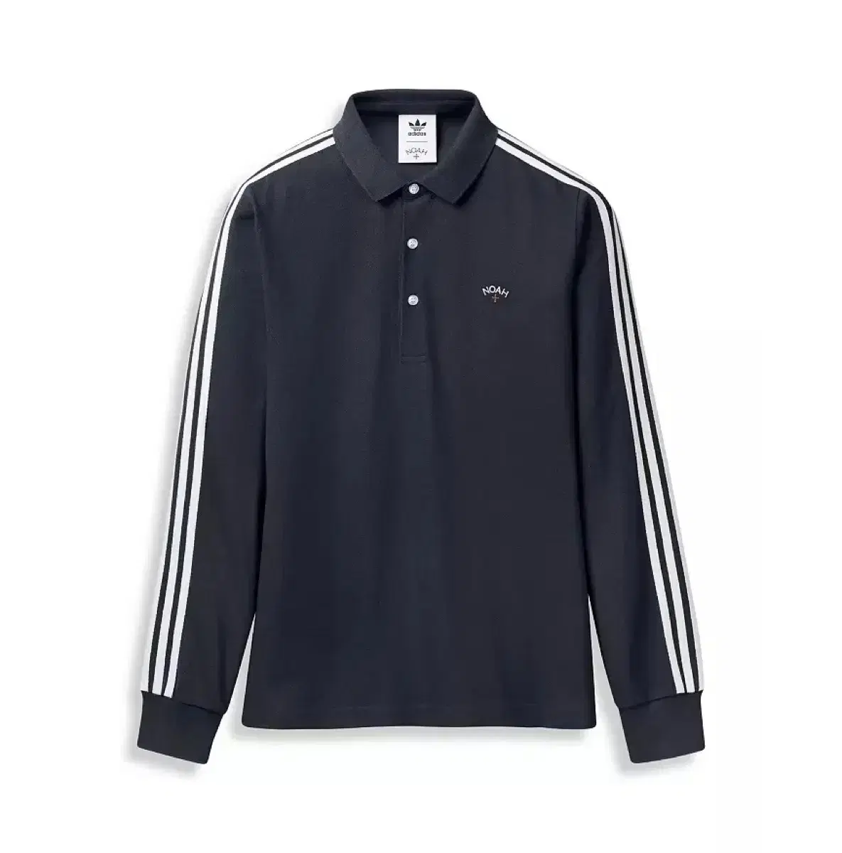 Adidas noah Cotton Pique Polo Navy L