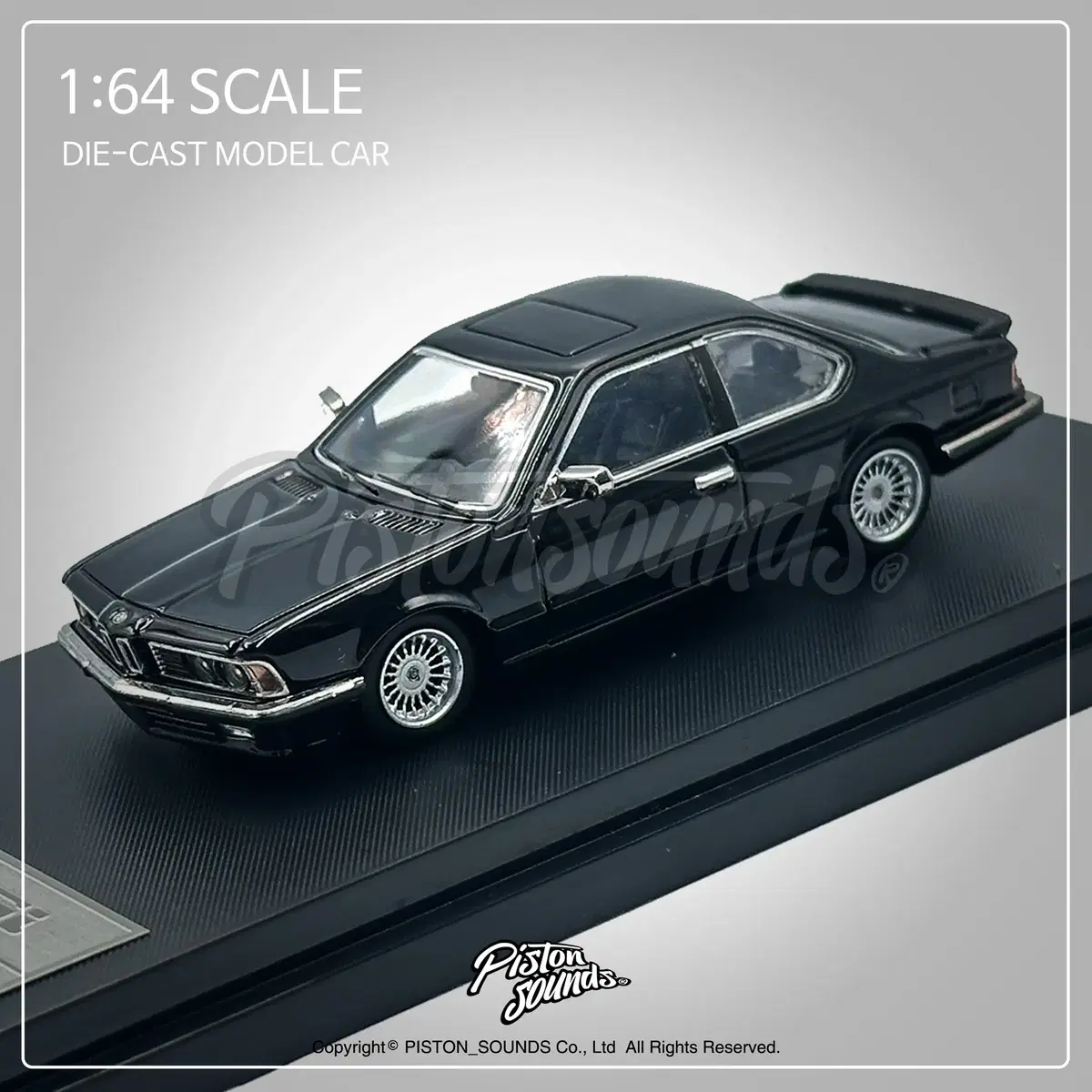 1:64 Scale BMW E24 635CSI Old Car Die-Cast Car Model