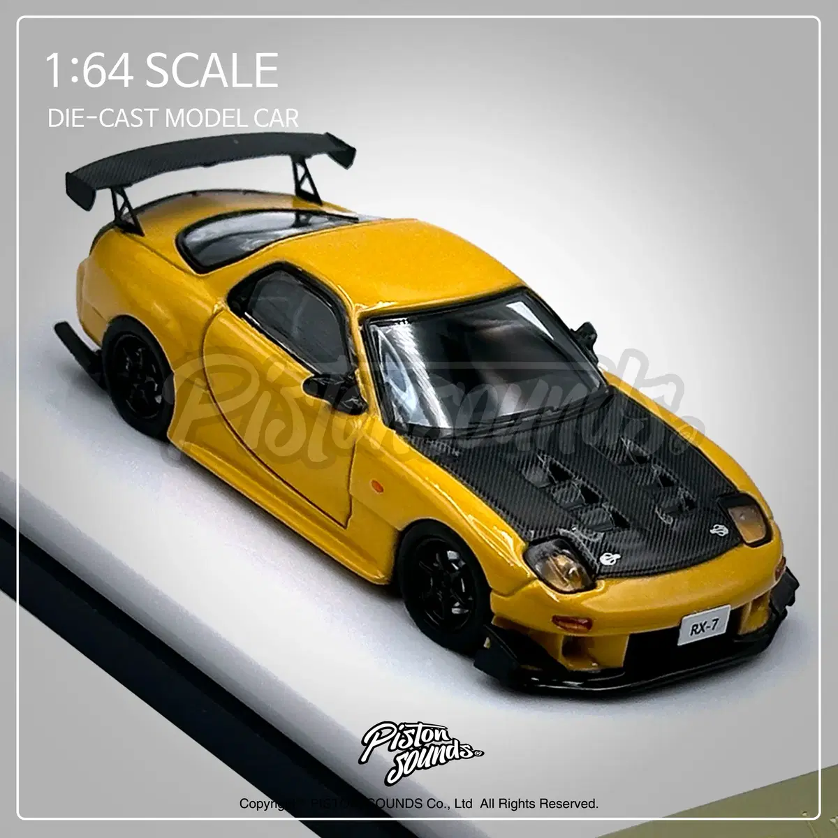 1:64스케일 마쯔다 RX7 FD3S 이니셜디 케이스케 다이캐스트 JDM