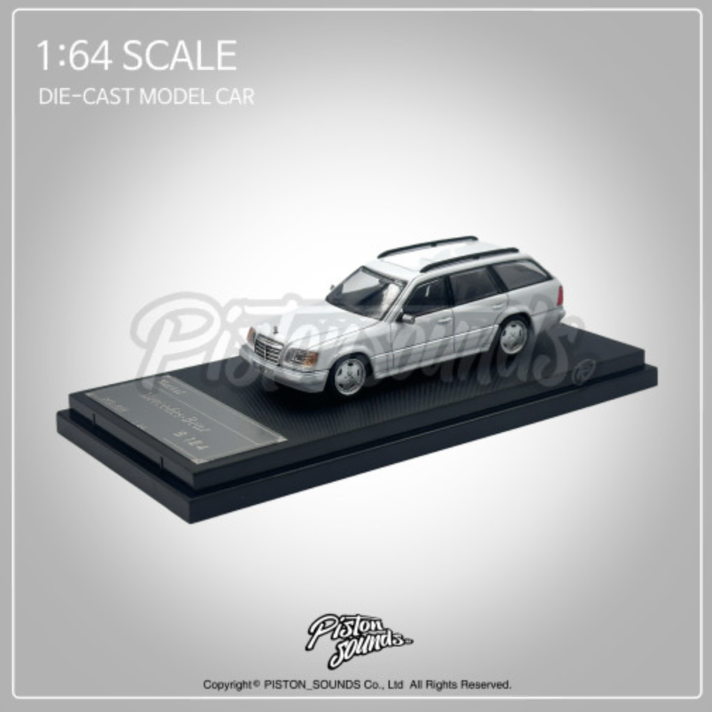 1:64스케일 벤츠 S124 왜건 화이트 다이캐스트 올드카 W124