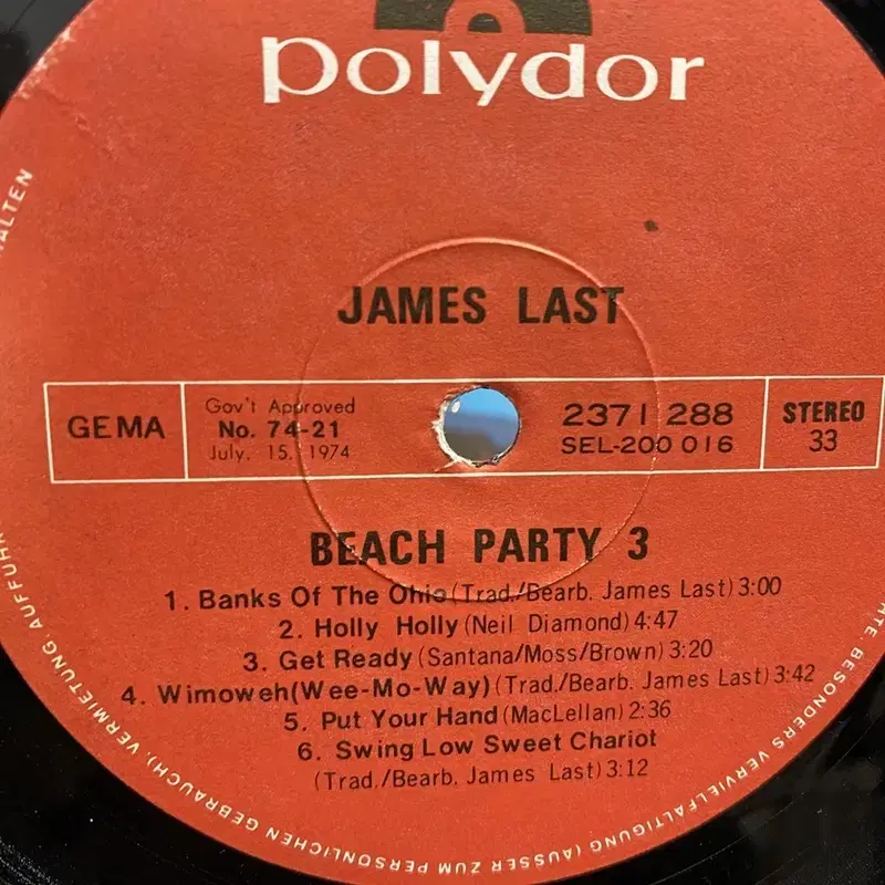 JAMES LAST  LP / AA4954