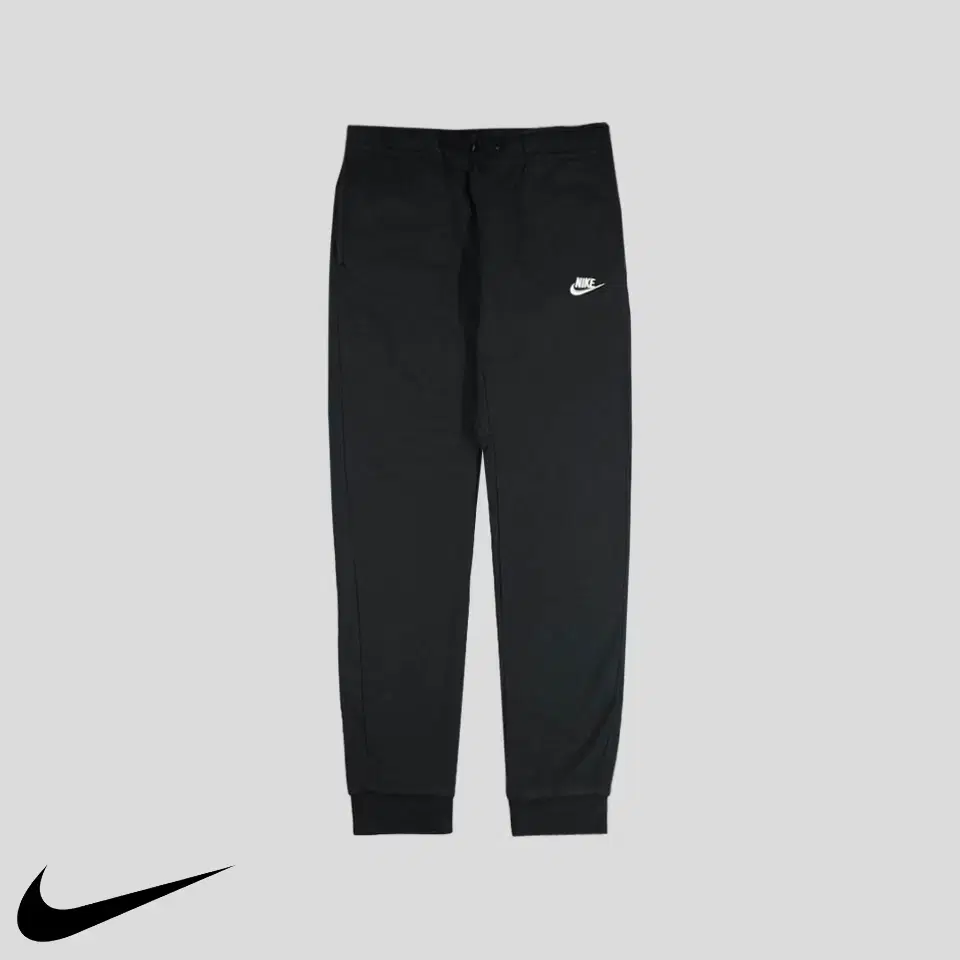 Nike Pigment Black White Fuchsia LogoEmbroidered banded brushed cotton-blend jogger pants