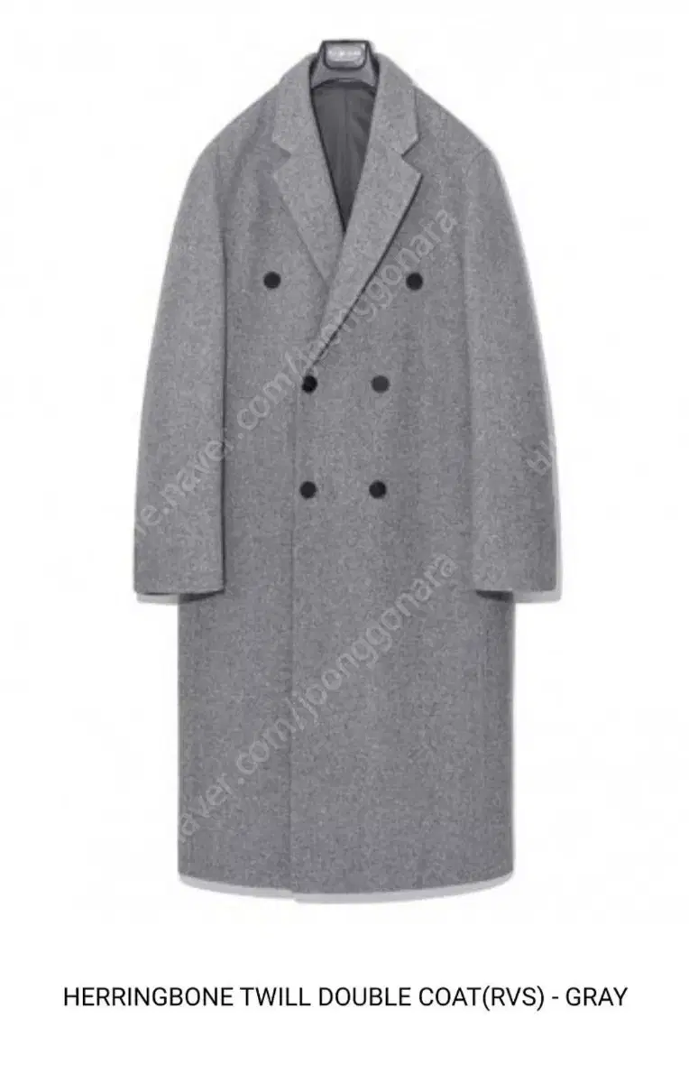 Mamagari Herringbone Twill Double Coat 48