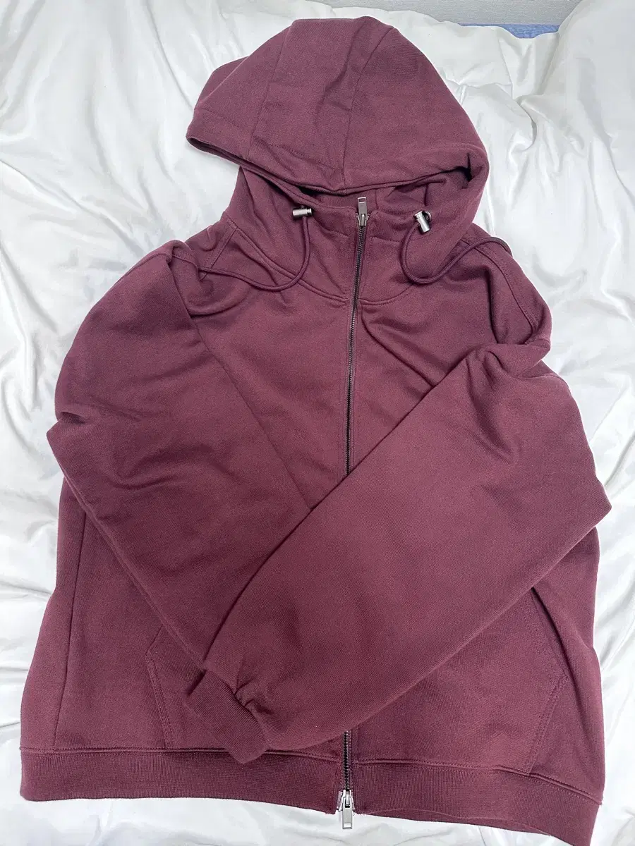 Gemut Red Wine High Neck Hoodie Zip-Up L