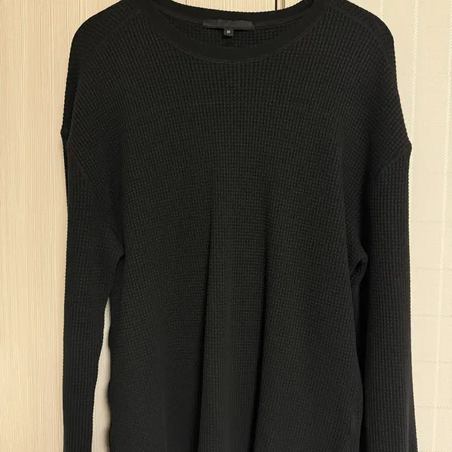 [M] HTAE Vintage Black Faded Thermal 티셔츠