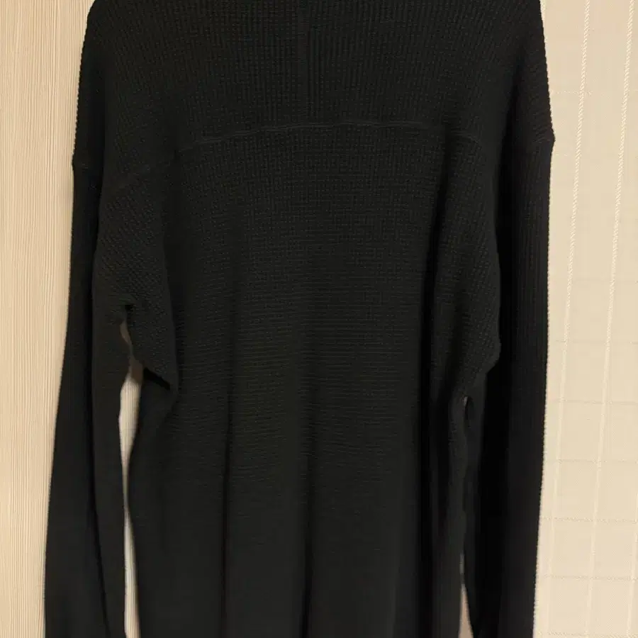 [M] HTAE Vintage Black Faded Thermal 티셔츠