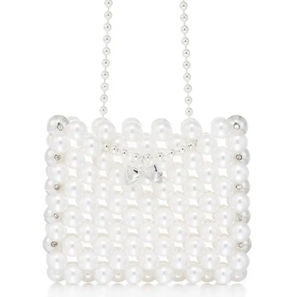 넘버링 Pearl Mini Bag 실버