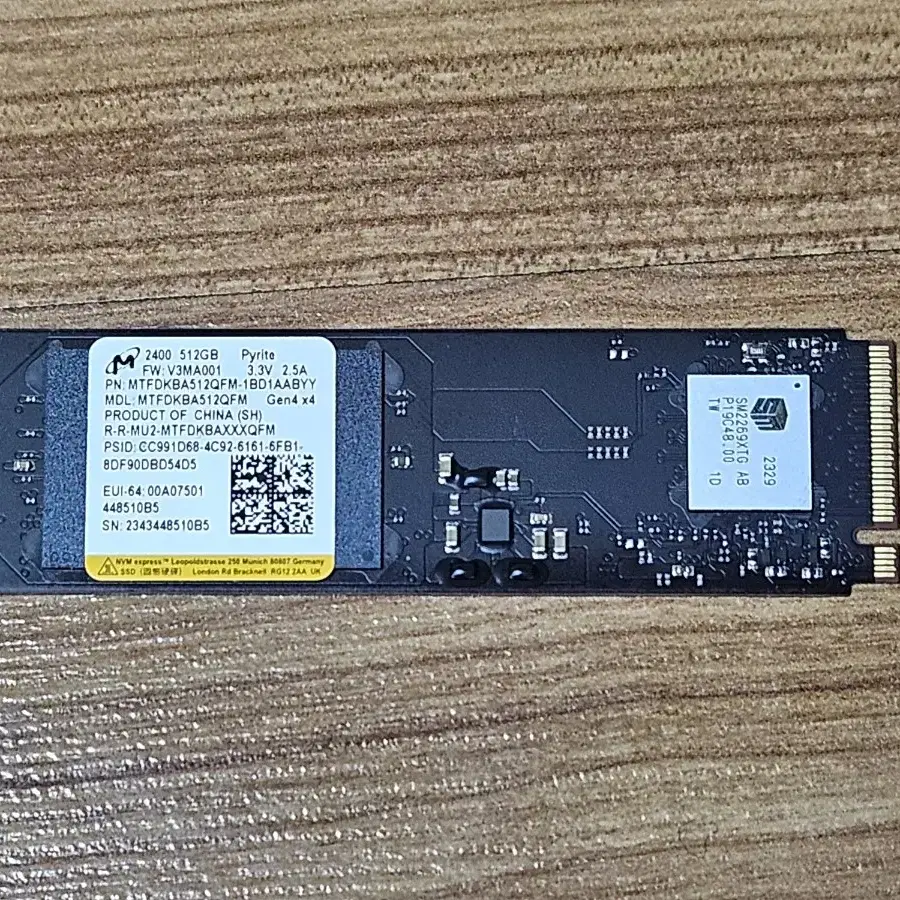 Gen4 ssd 512 새제품