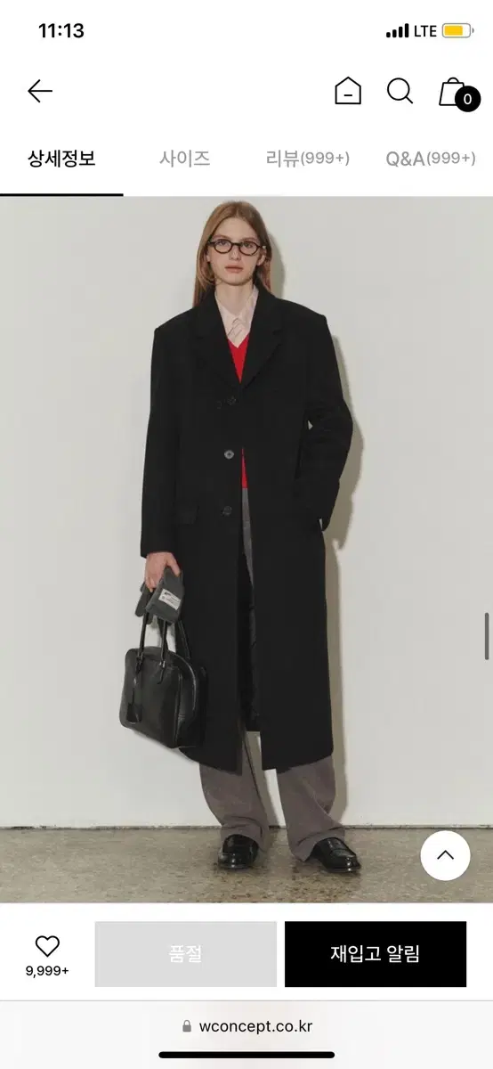 dunst 던스트 코트 UNISEX 2-WAY 3 BUTTON COAT