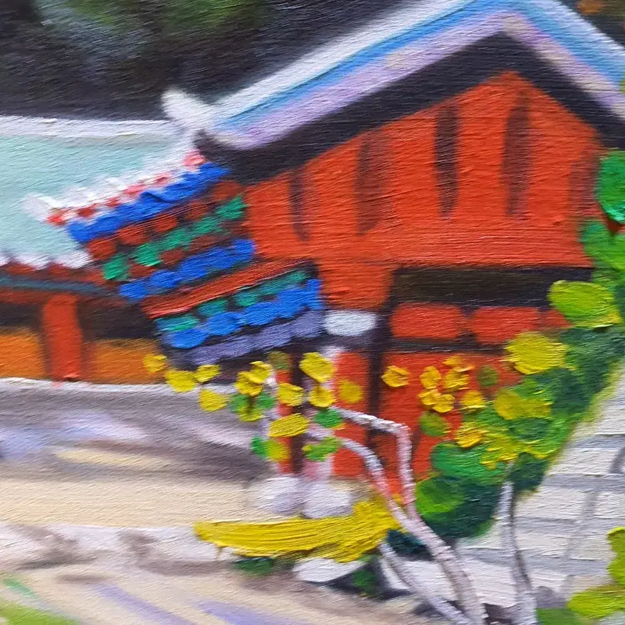 선수봉 화백 유화 그림