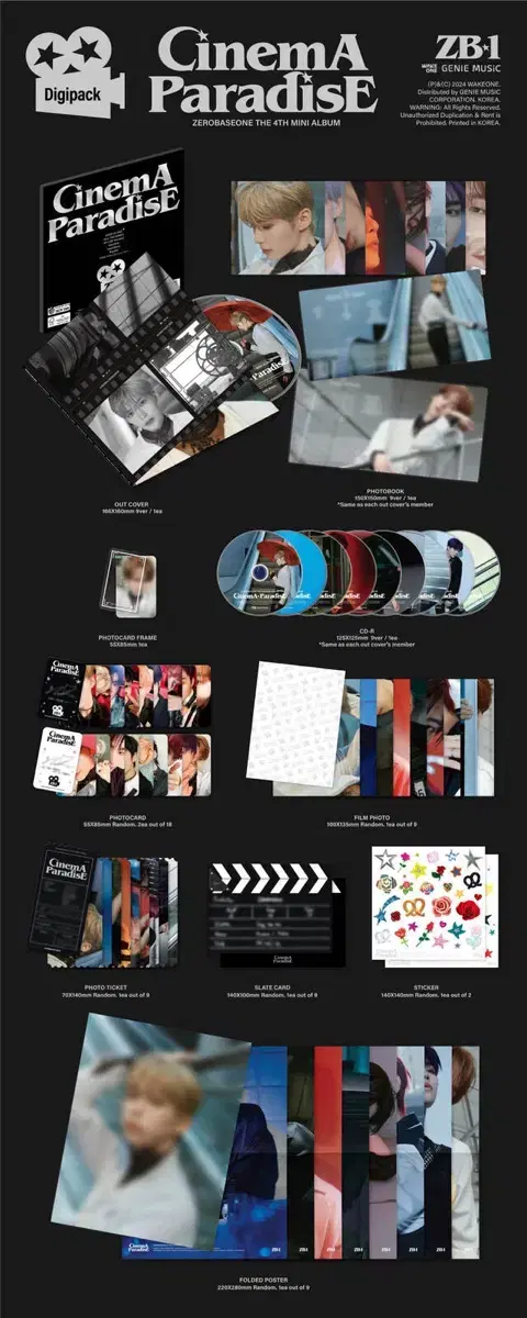 ZB1 Vol. 4 Digipack Ver sealed album WTS