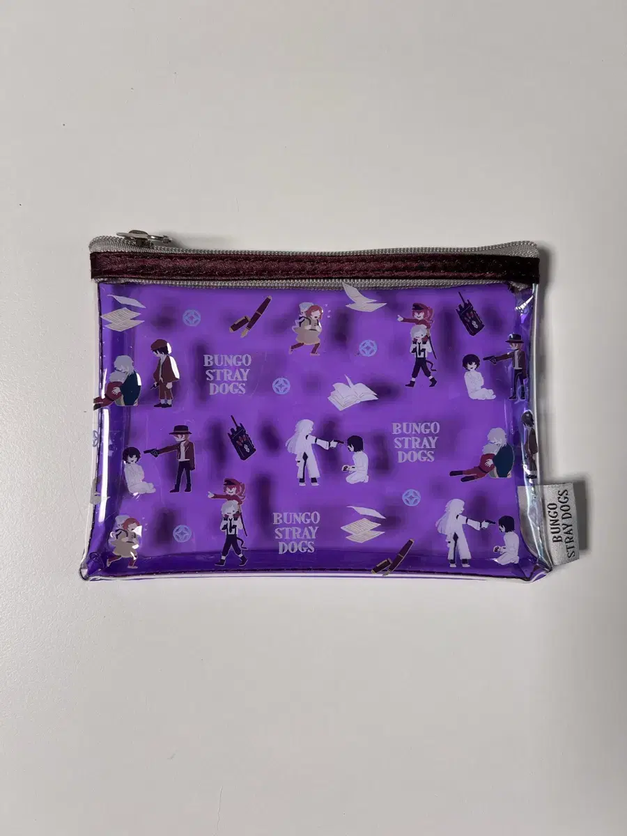 Moonshine Stray Dogs Animated Clear Pouch Purple