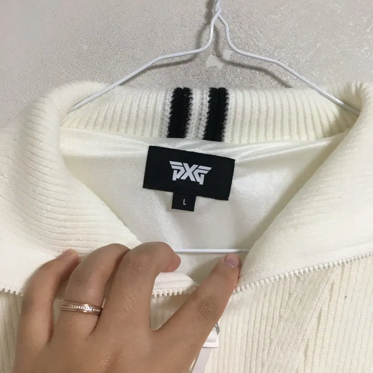 PXG 피엑스지 정품 방풍 하이넥 니트 L