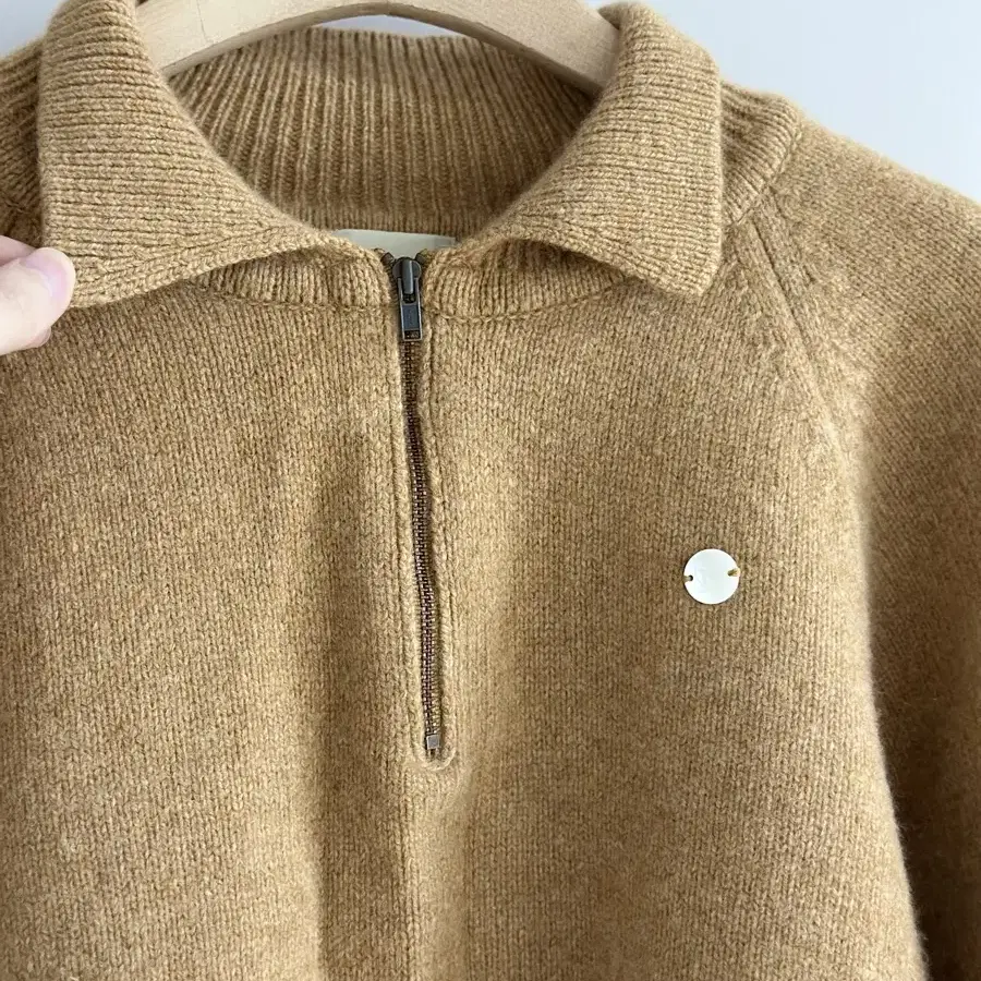 니하운 니트 Helena Collar Knit(Brown)