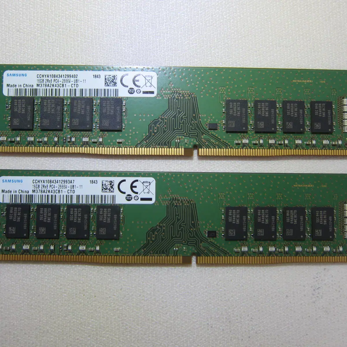 삼성전자  DDR4-2666 32G(16Gx2) (PC4-21300)