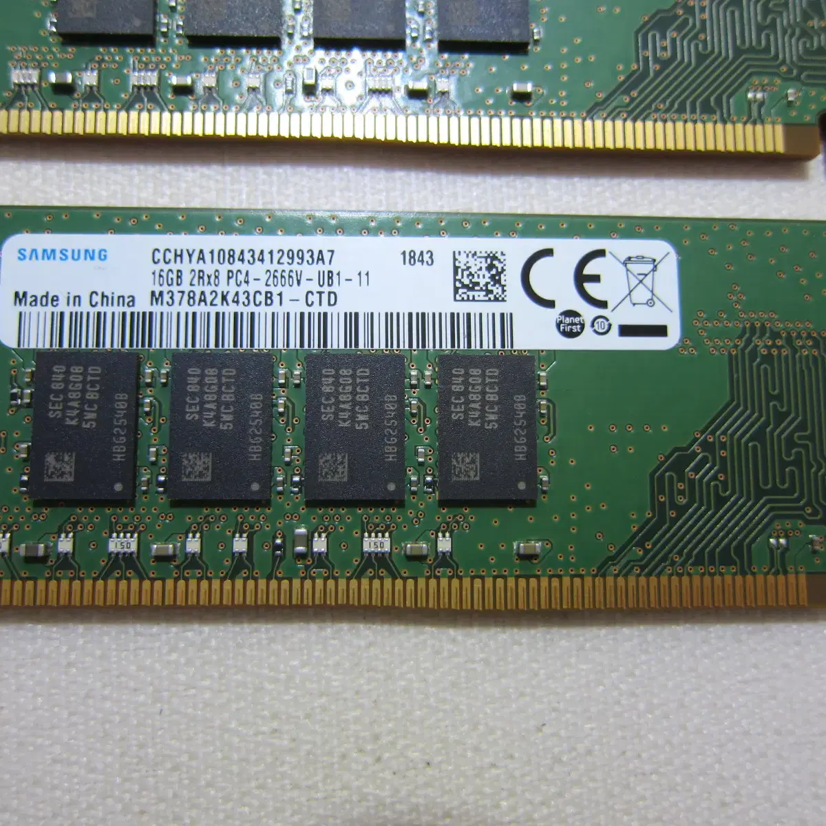 삼성전자  DDR4-2666 32G(16Gx2) (PC4-21300)