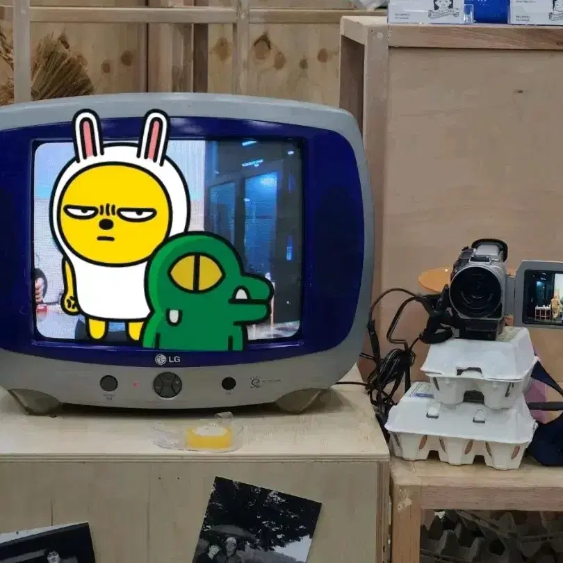 브라운관 tv + 캠코더 일괄 판매합니다