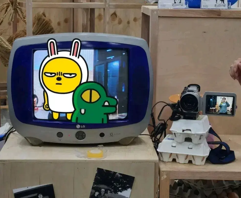 브라운관 tv + 캠코더 일괄 판매합니다