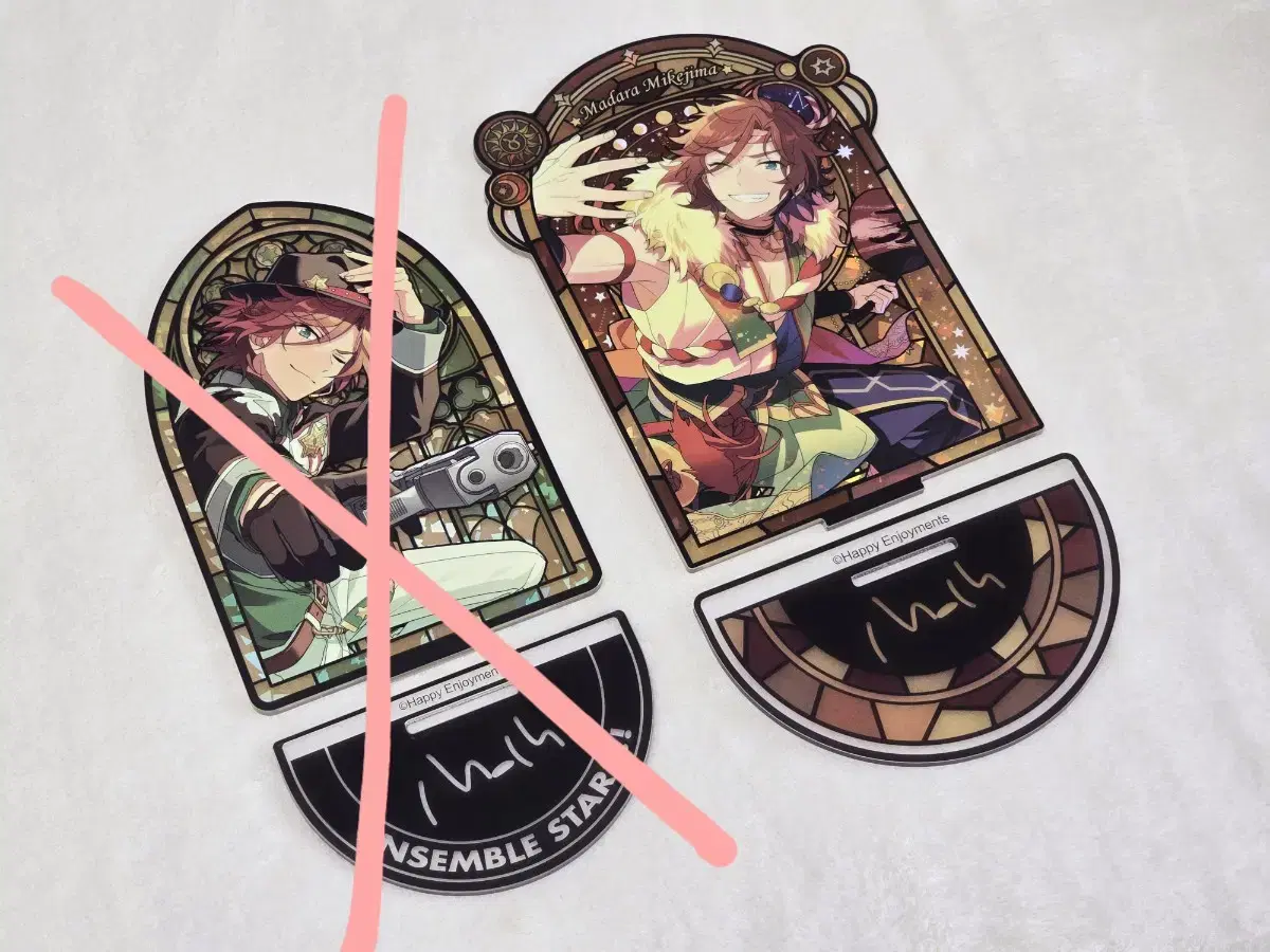 Angsta Stained Glass Sugl acrylic 1st 3th Madara wts