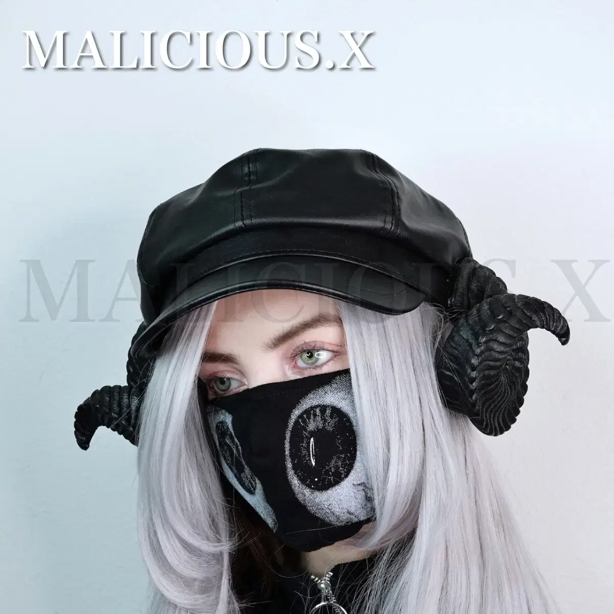 malicious.x 양뿔 캐스킷 모자 양지뢰 섭컬 펑크딤모아르 레플렘