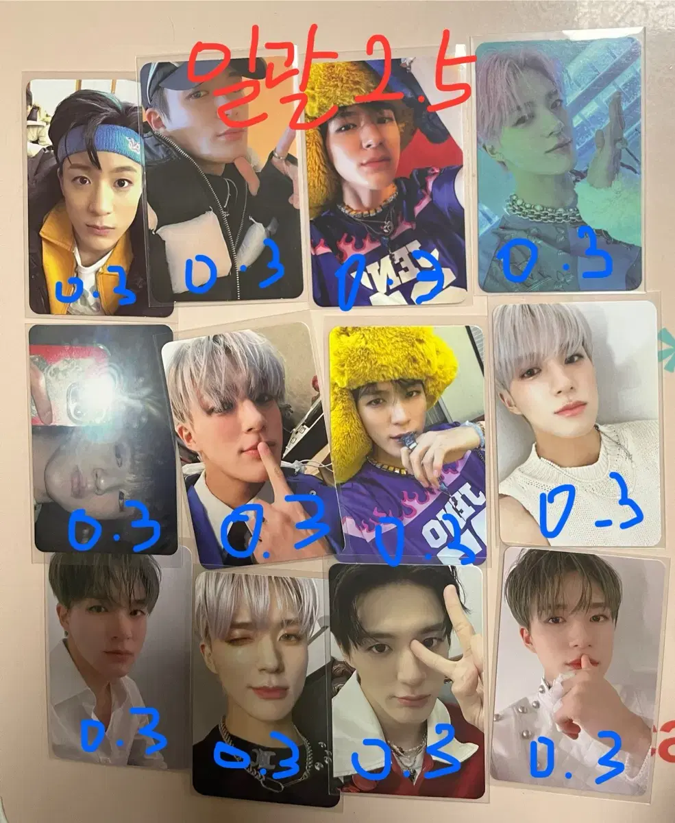 Jeno photocard wts (candy first buffered bitbox sig)