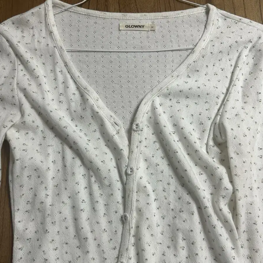 GLOWNY PROVINCE EYELET CARDIGAN (글로니 가디건