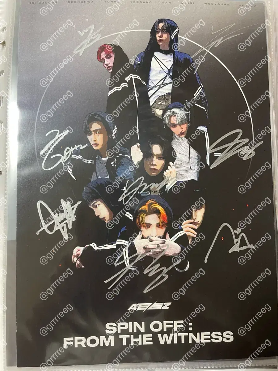 ateez halazia comeback live sign poster wts