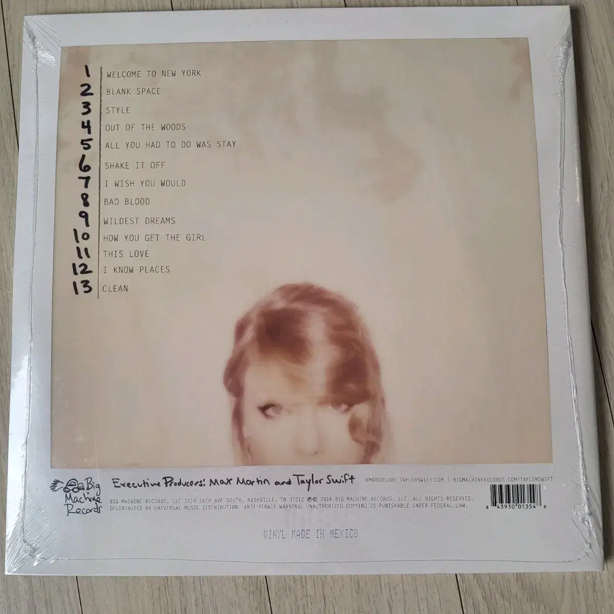 Taylor Swift 테일러 스위프트 1989 origin ver LP