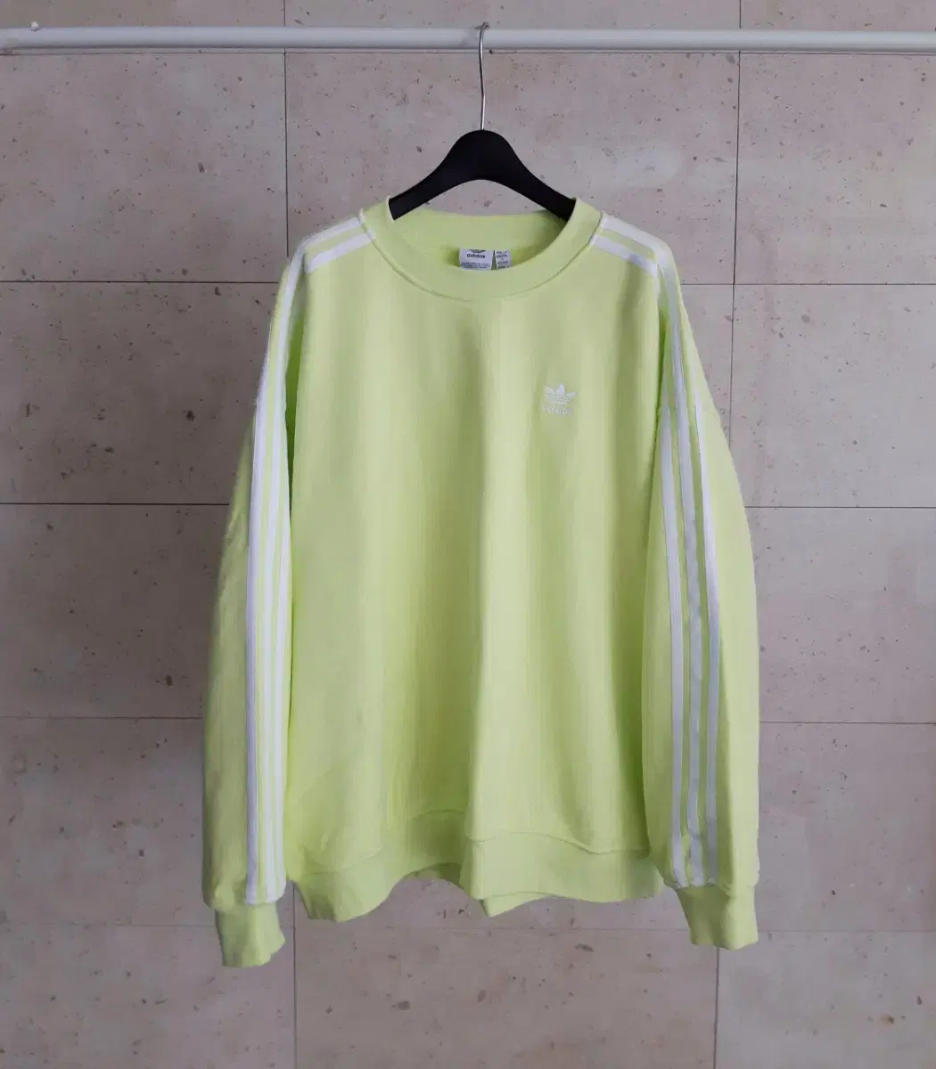 Adidas Neon Three Stripe Unisex Man-to-Man