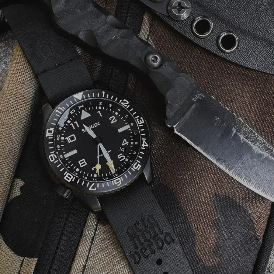 DECON-II Strap by AWWC 22mm PVD black