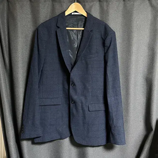 [XXL] ZARA Zara Blazer Tailored jacket navy check