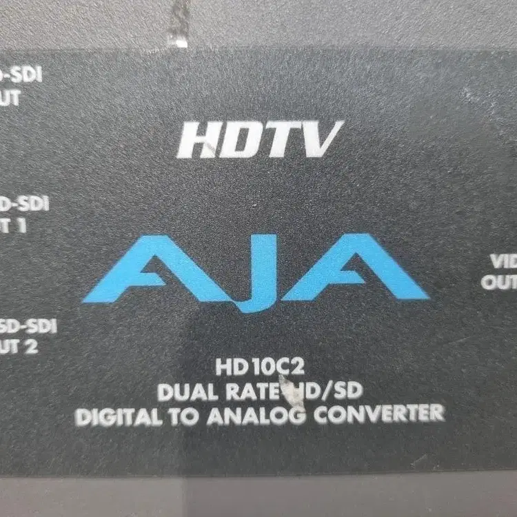 HDTV AJA HD 10C2 Dual Rate HD/SD 컨버터