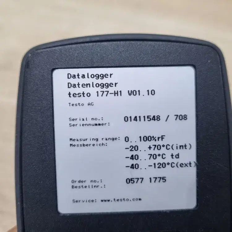 Testo 177-H1 Datalogger 습도 온도 데이터로거